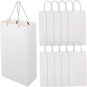 10Pcs Red Wine present Bags Paper Wine Wrapping Storage Bags Stylish Convenient for Parties Festivals and Gifting