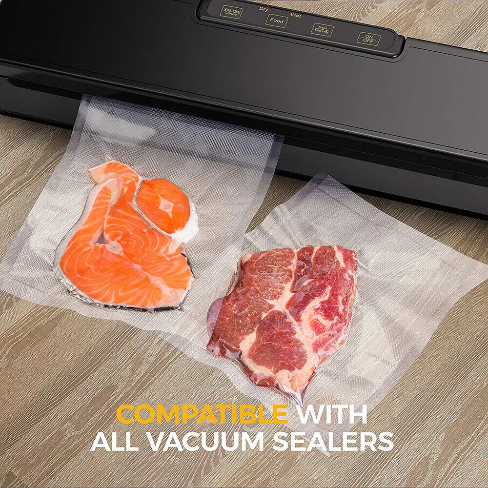 2ROLLS 25CM Vacuum Sealer Bags Rolls | Vacuum Food Saver | Storage Seal | 15M