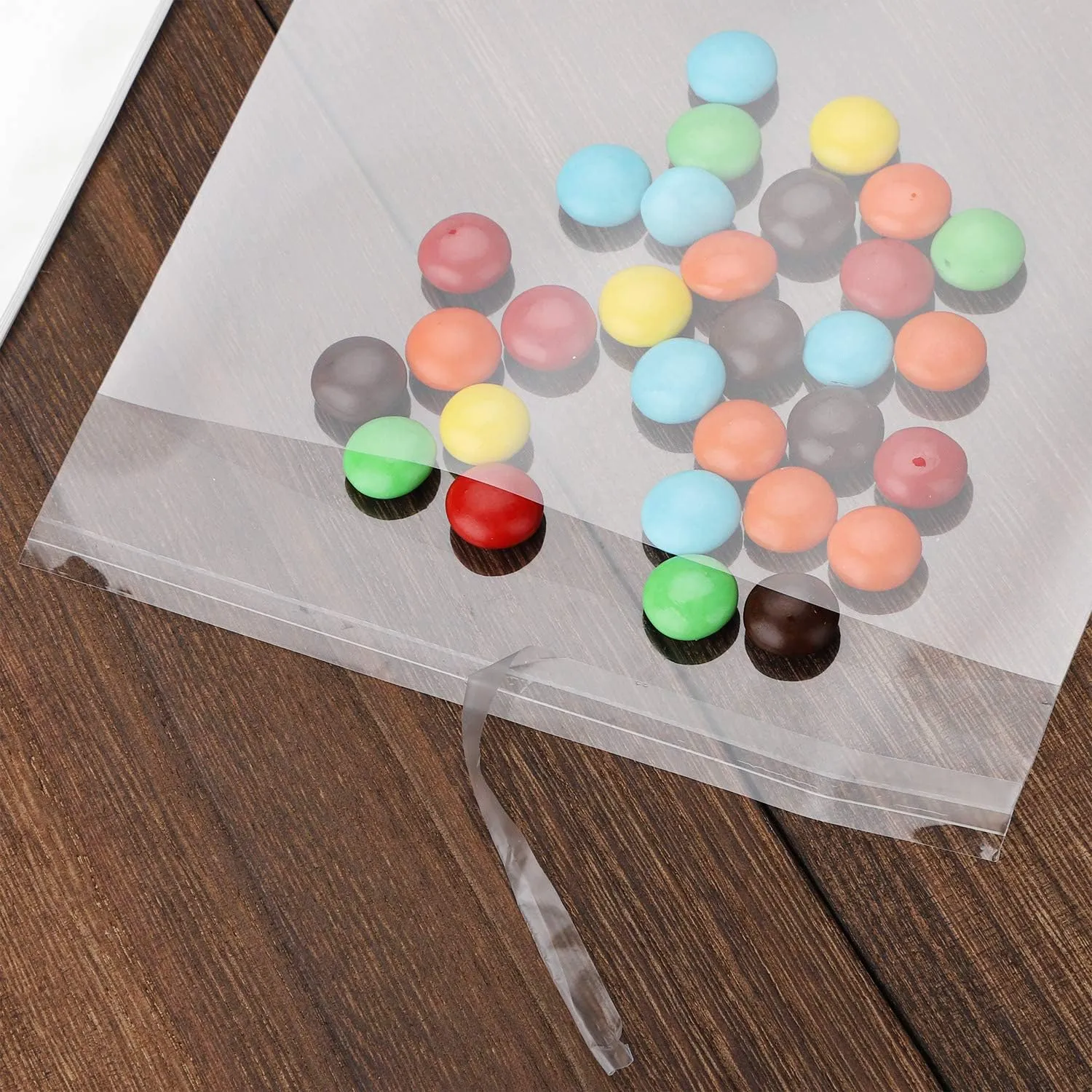 50 pcs Clear 11" x 14" Self Seal Cello Cellophane Bags Resealable Poly Bags 2.8 mils OPP Bag for Packaging Clothing, T Shirts, Party Decorative Gift