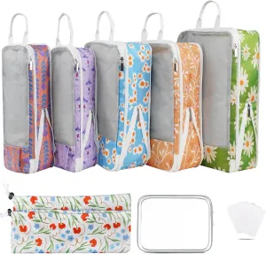 7 Pcs Compression Packing Cubes for Travel Luggage, Lightweight Suitcase Organizer Bags Set, Compression Packaging Cube for Travel Essentials, Packing Cubes for Carry on Suitcase