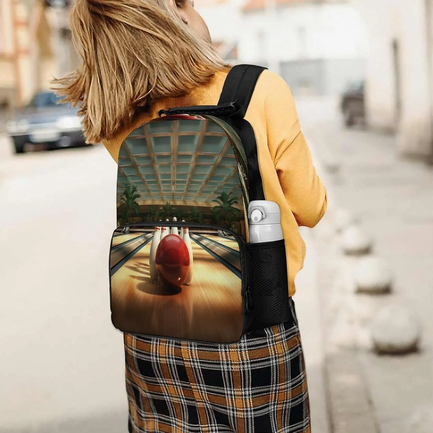 Backpacks Bowling Club Travel Bag Business Work Laptop Backpack