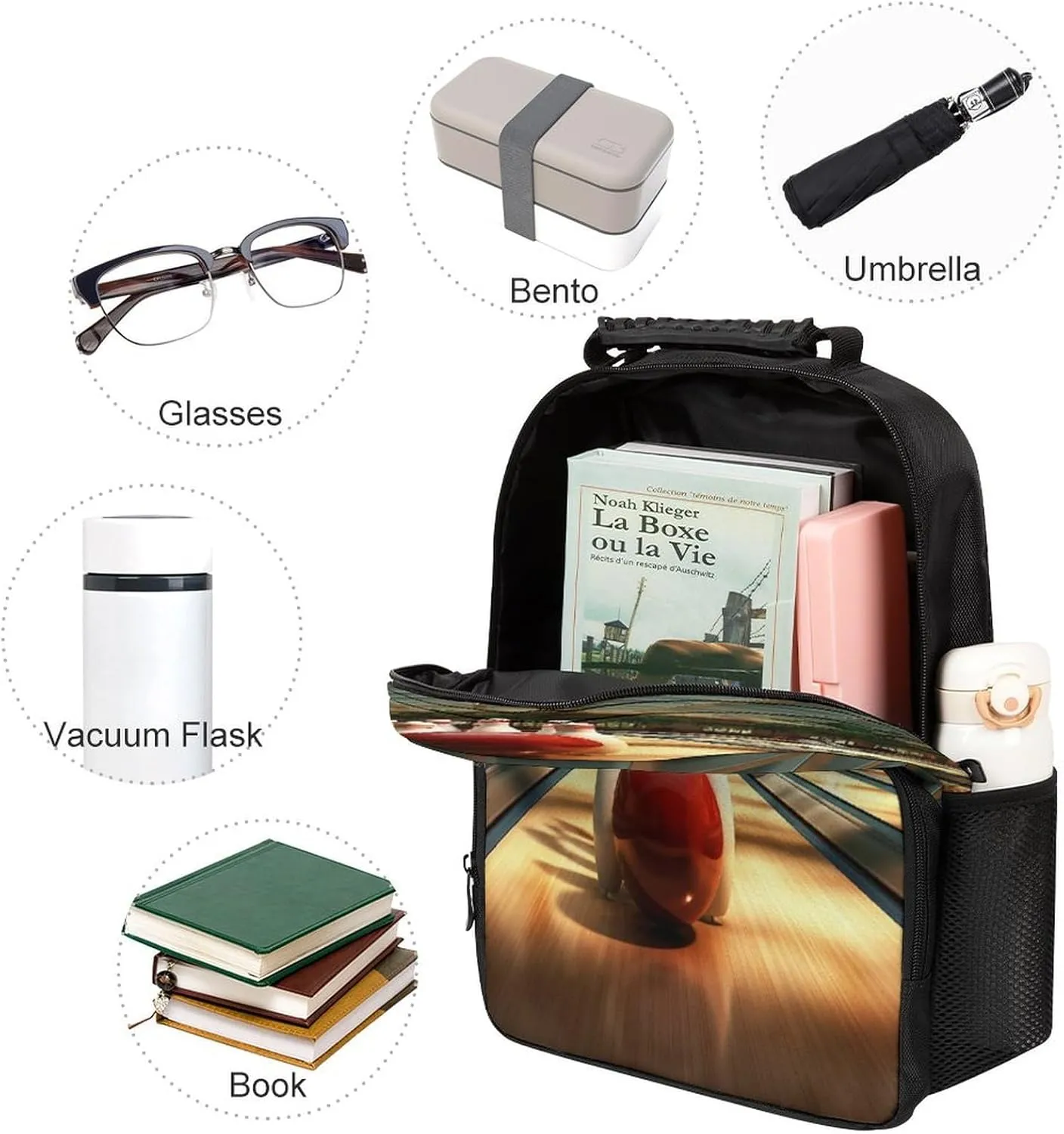 Backpacks Bowling Club Travel Bag Business Work Laptop Backpack