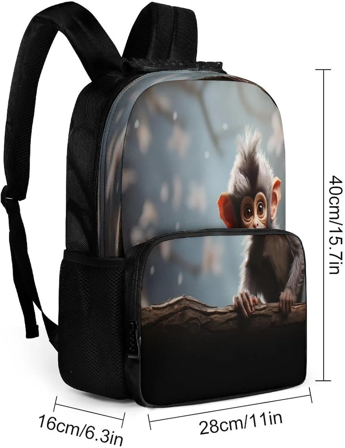 Backpacks Cute Monkey Travel Bag Business Work Laptop Backpack