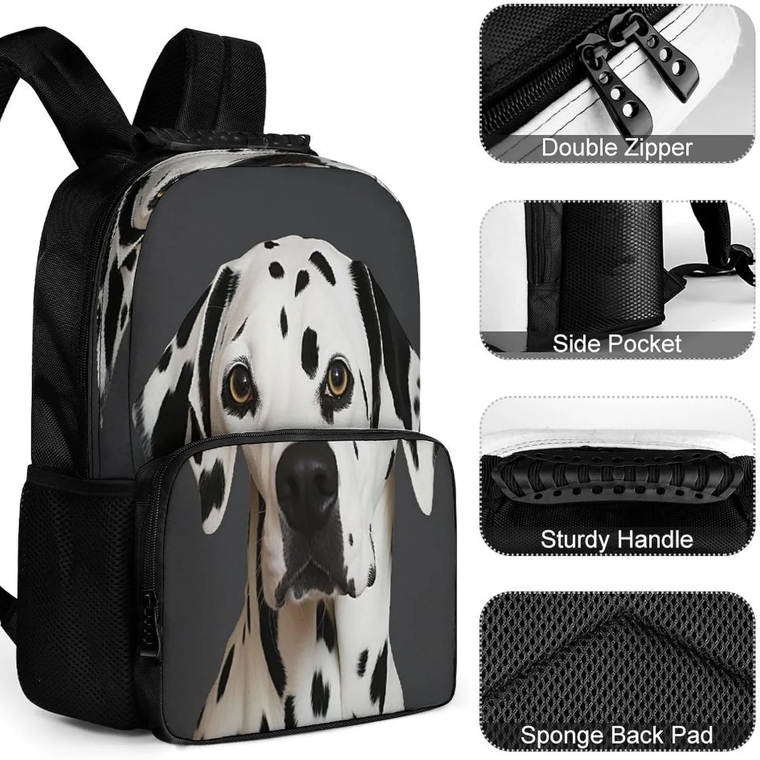 Backpacks Dalmatian Travel Bag Business Work Laptop Backpack