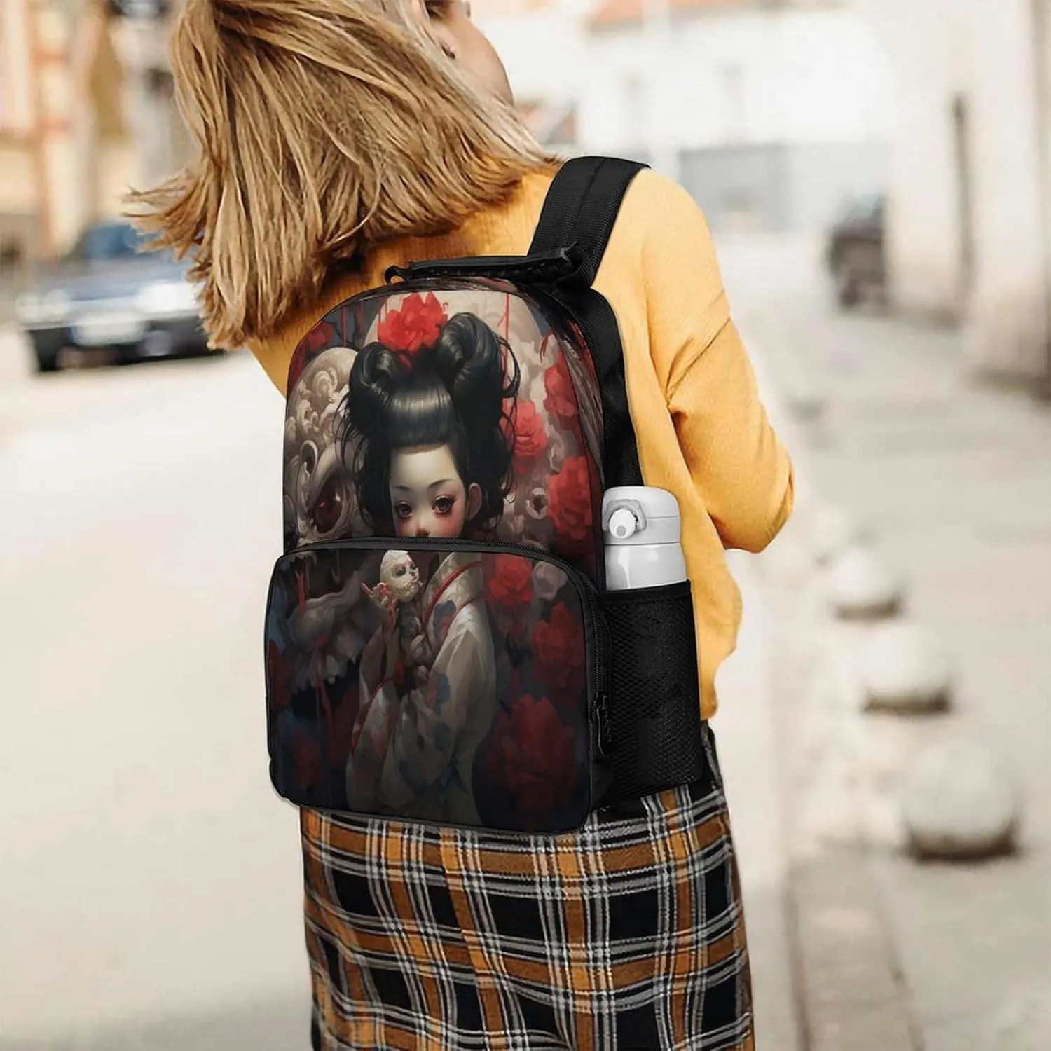 Backpacks Ghostcore Style Travel Bag Business Work Laptop Backpack