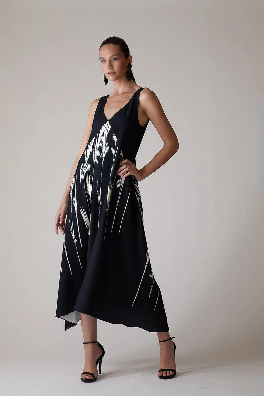 Bamboo Fluid Crepe Slip Dress