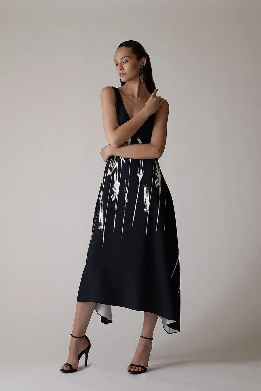 Bamboo Fluid Crepe Slip Dress