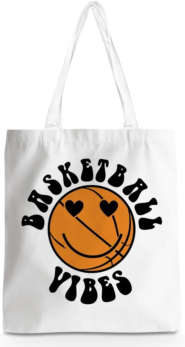 Basketball Storage Bag Sports Lovers Tote Bag, Basketball Stuff, Basketball Gifts for Women Men Basketball Fans Player