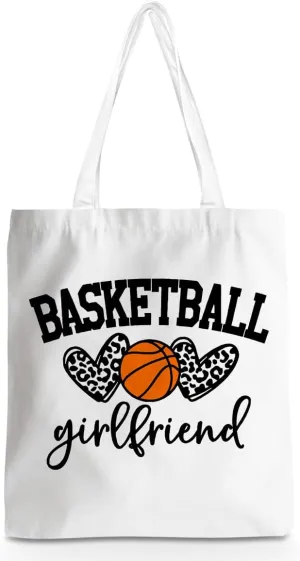 Basketball Storage Bag Sports Lovers Tote Bag, Basketball Stuff for Women Men Basketball Fans Player Daughter Son
