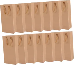 Beaupretty 25pcs Red Wine Paper Bag Bendable Ballpoint Pen Back Seat Cup Holder for Car Handbag Inserts Organizer Board Bracket Bracket Multi Keyhole Baguette Mat Coasters Brown Paper