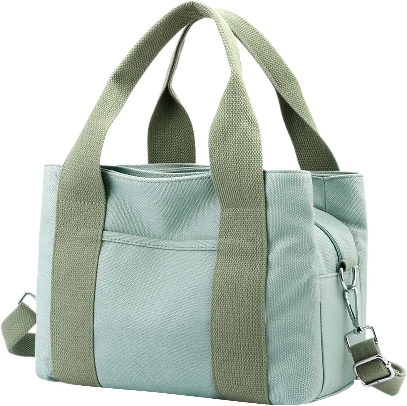 Canvas Tote Bags for Women Cute Hobo Tote Handbags Clutch Purses with Zipper Closure Mothers Day Gifts
