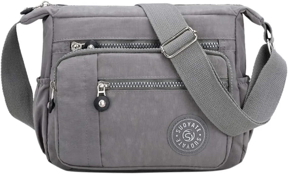 Carryall Bag 28, B4/black Crossbody Bags for Women Pocketbooks Soft Pu Leather Purses and Handbags Multi Pocket Shoulder Bag
