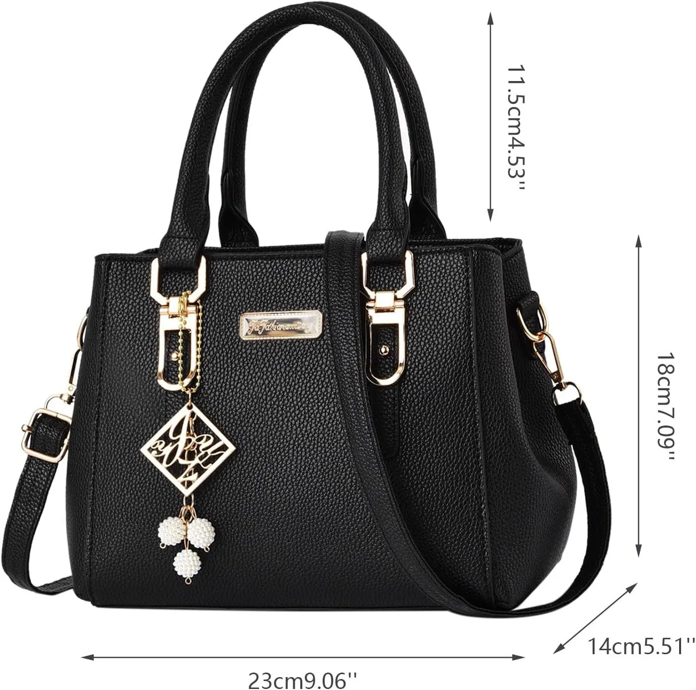 Casual Leather Messenger Bag Large Capacity Handbag Fashion Womens Bags over The Shoulder Bags for (Khaki, One Size)