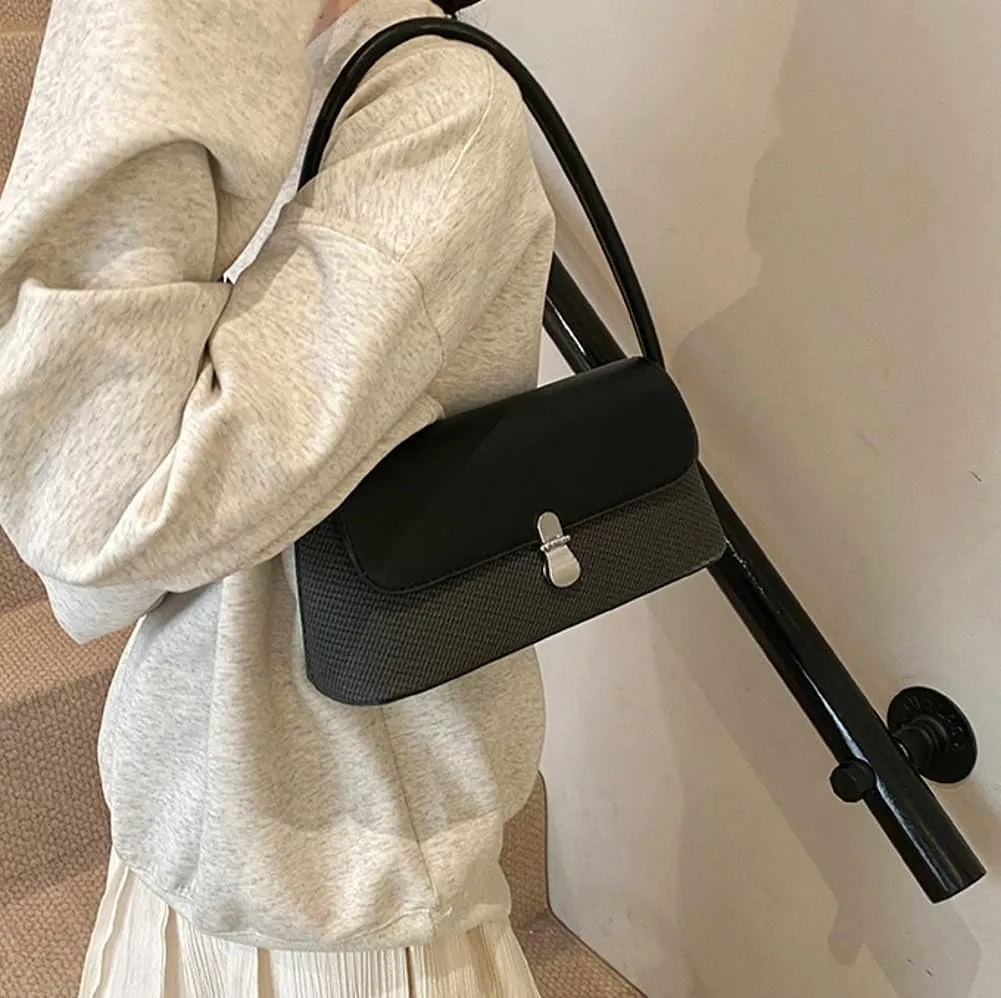 Casual Shoulder Purses For Women Cute Tote Handbag Underarm Bag Commuter Travel Satchels PU Leather 2025