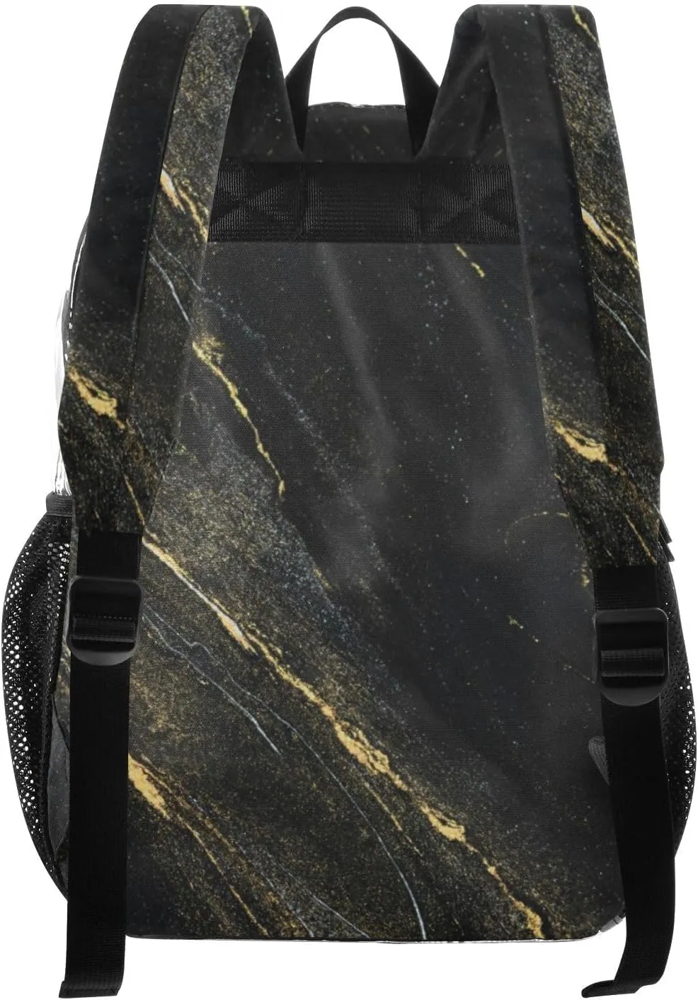 Clear Backpack for Stadium Events School Backpacks Girls Boys heavy duty PVC Waterproof Transparent Plastic Book Bag for Women Work Black Liquid