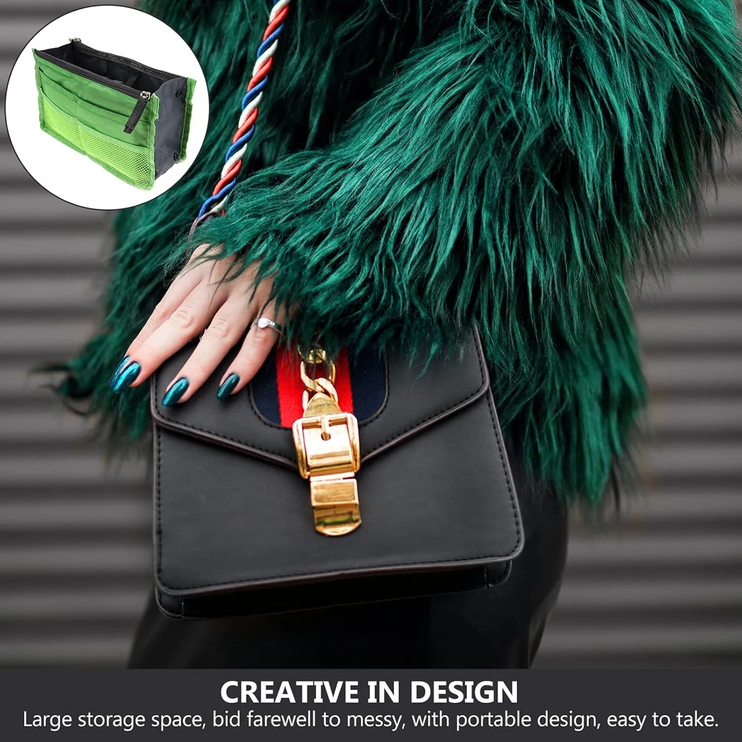 Clutch Liner Large Capacity Storage Bag Travel Toiletry Bag Pouches for Travel