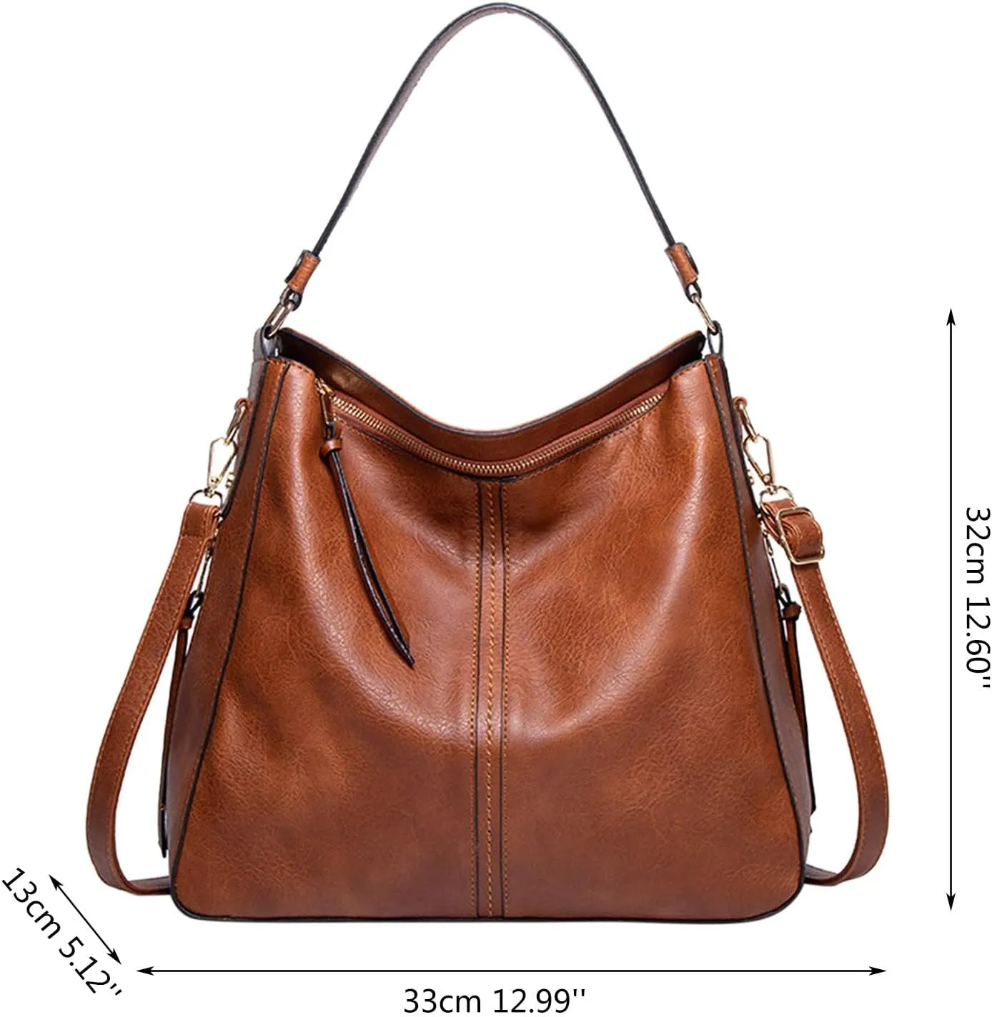 Crossbody Bag for Women Handbags For Women Large Designer Ladies Bag Bucket Purse Faux Leather