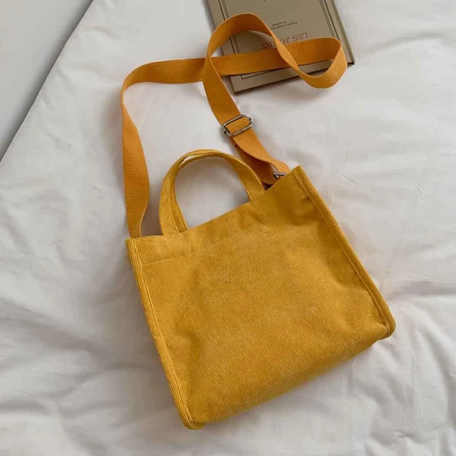 Crossbody Handbag Purse Girls' Polyester Small Square Bag Korean Fashion Portable One Shoulder Drawstring