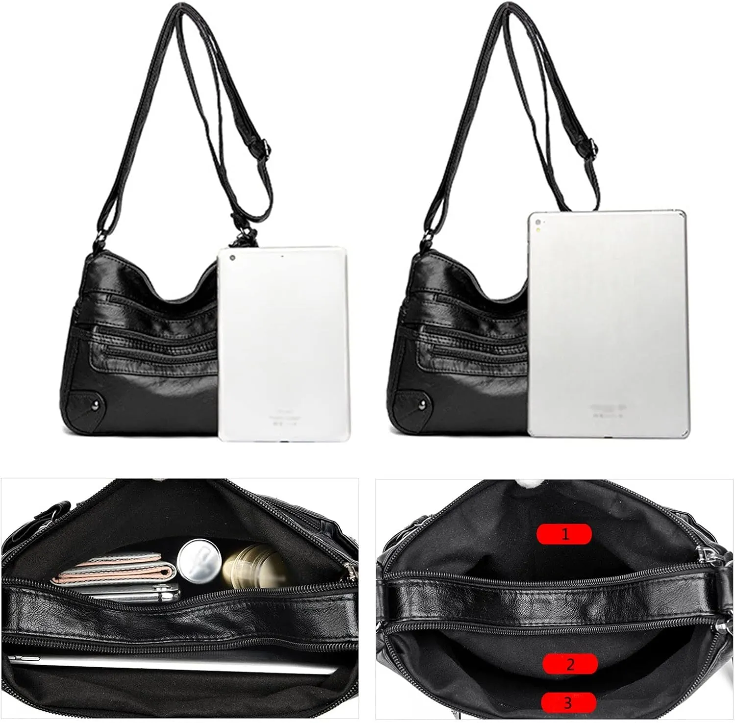 Crossbody Purse for Women Women Soft Leather Shoulder Bags Layer Classic Crossbody Bag Luxury Designer Handbag
