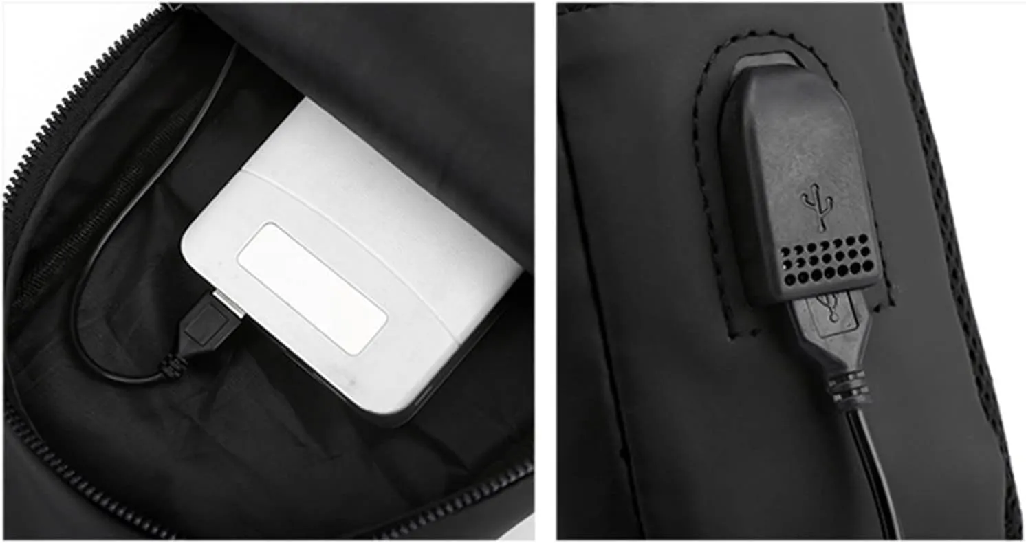 Crossbody Waterproof Trendy Bag for Men Women Cell Phone Chest Bags for Travel Work Gym Water Proof Bag(Blue)