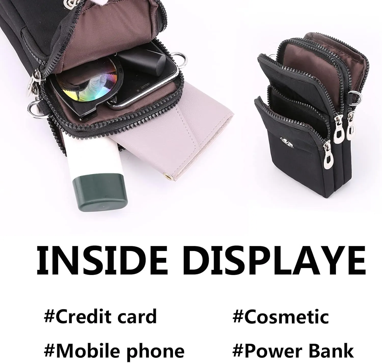 Crossbody Waterproof Trendy Bag for Men Women Fashion Purses with Pockets and Compartments Camera Shoulder Bag