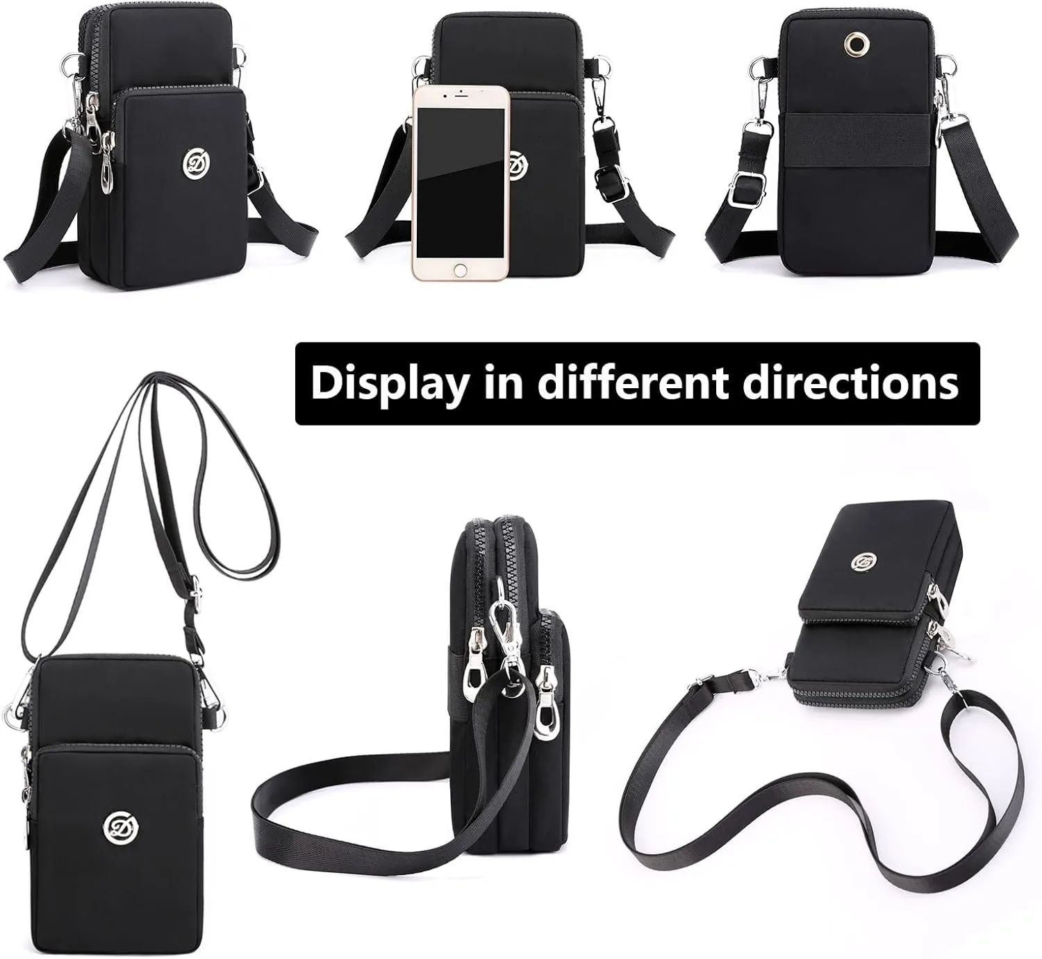 Crossbody Waterproof Trendy Bag for Men Women Fashion Purses with Pockets and Compartments Camera Shoulder Bag