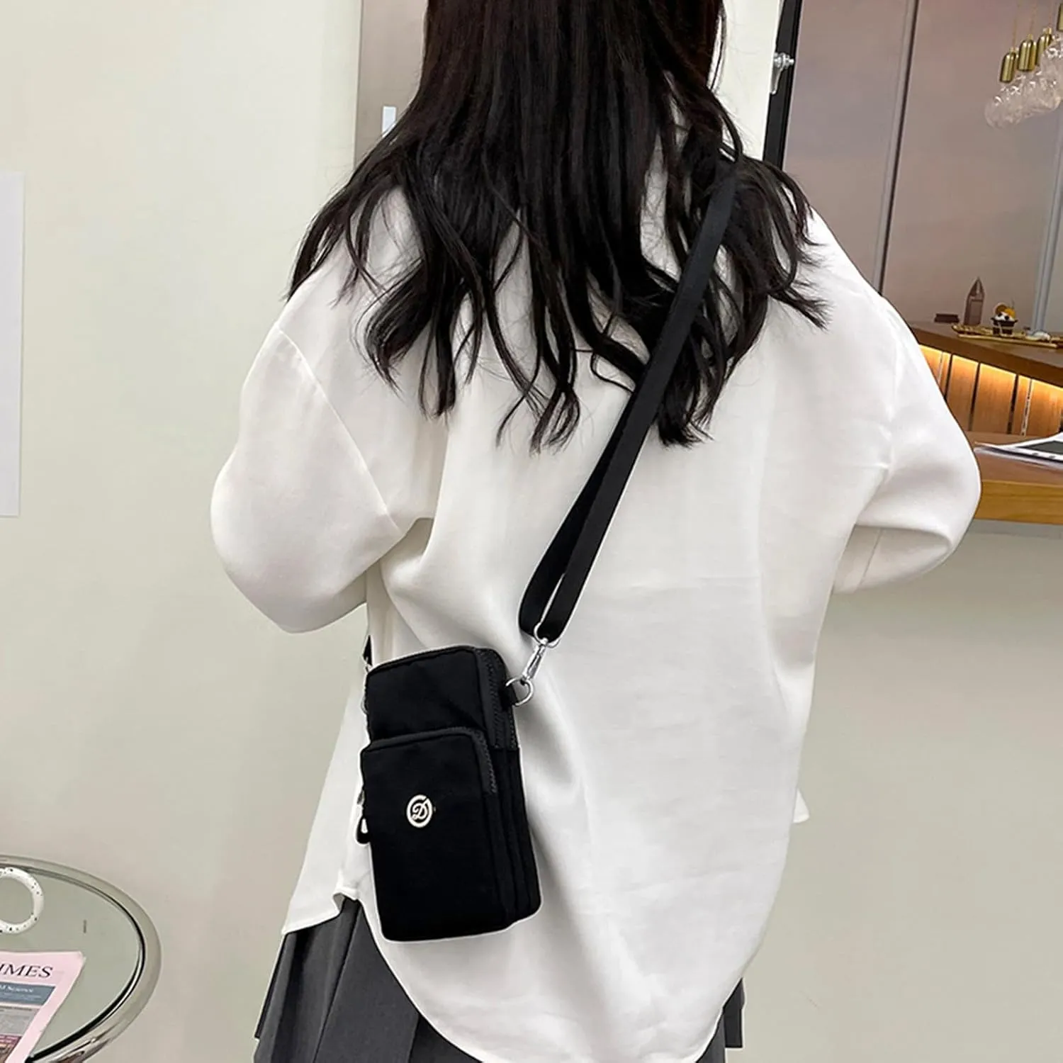 Crossbody Waterproof Trendy Bag for Men Women Fashion Purses with Pockets and Compartments Camera Shoulder Bag
