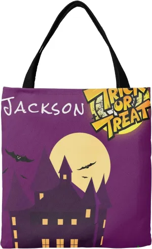 Custom Tote Bags Personalized Canaves Tote Bags with your Name Halloween Tote Bags Customized Tote Bags for Shopping Gift