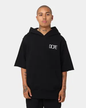 Dope Raw Cut Off Hoodie Black/White