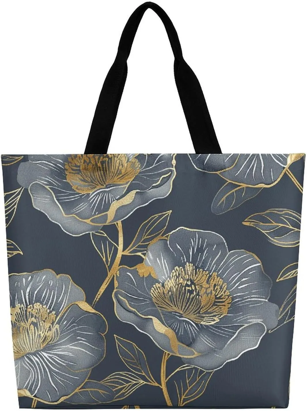 Dragon Fruit Pattern Beach Bag Reusable Tote Bag Foldable Grocery Bags Women Shopping Bags for Daily Essentials