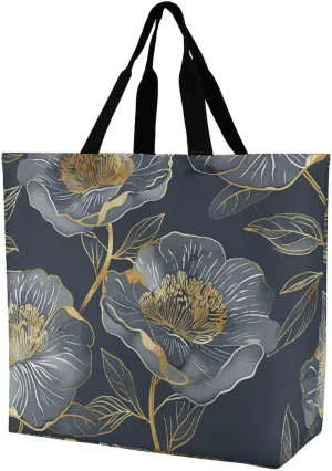 Dragon Fruit Pattern Beach Bag Reusable Tote Bag Foldable Grocery Bags Women Shopping Bags for Daily Essentials