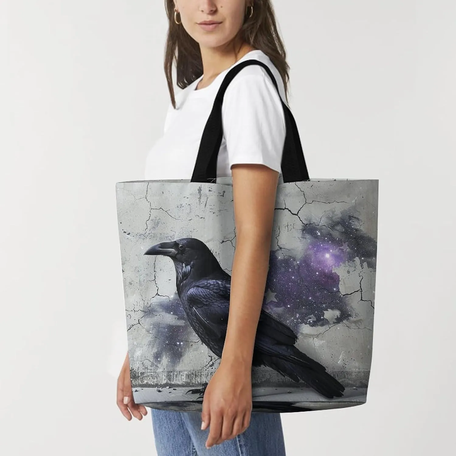 Dragon Fruit Pattern Beach Bag Reusable Tote Bag Foldable Grocery Bags Women Shopping Bags for Daily Essentials