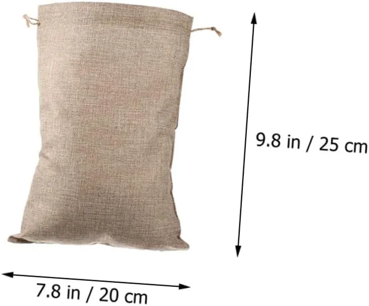 Draw Bag Vegetable Burlap Bag Vegetables Bags Produce Saver Sacks Storing with Reusable Washable