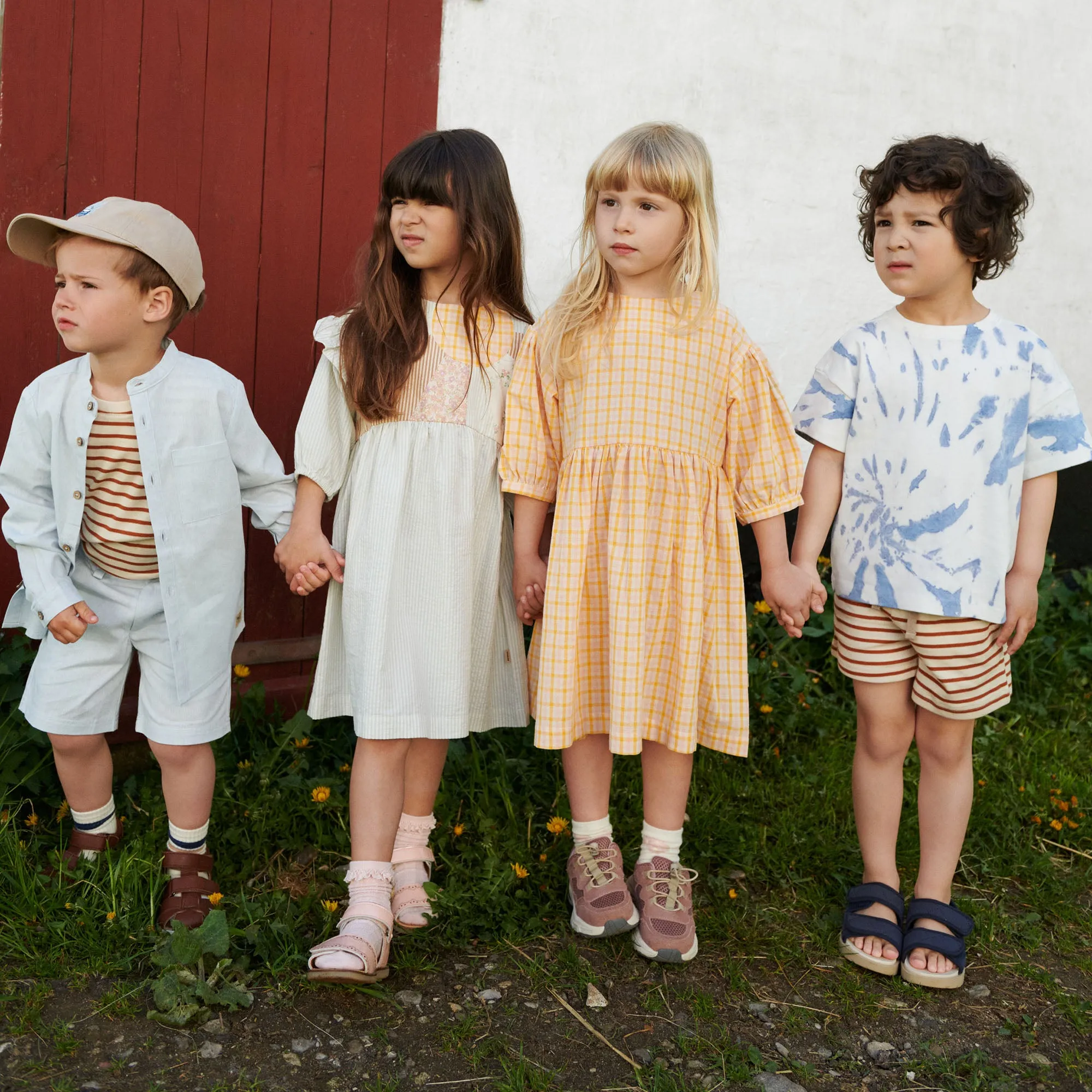 Dress 3/4 Sleeve Gro - summer blue sky