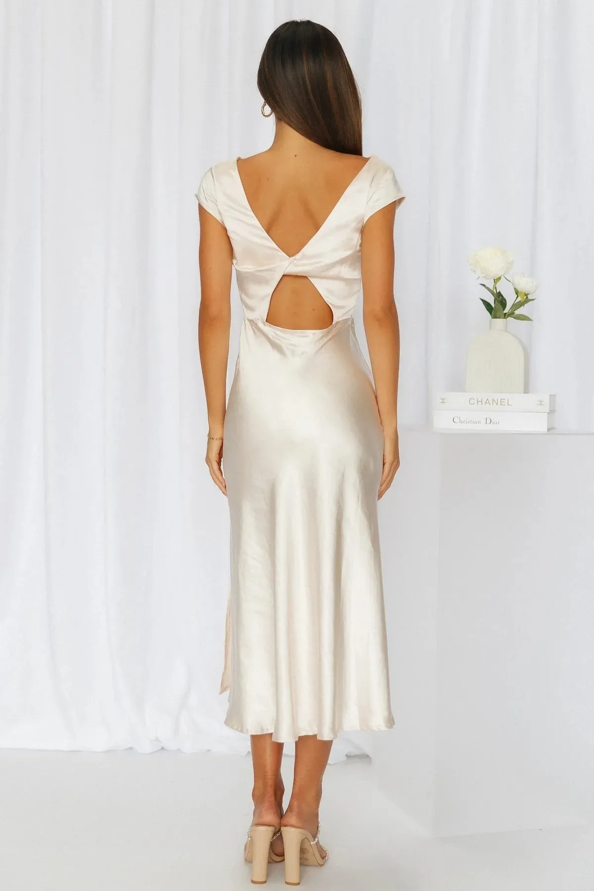Ethereal Elegance Midi Dress