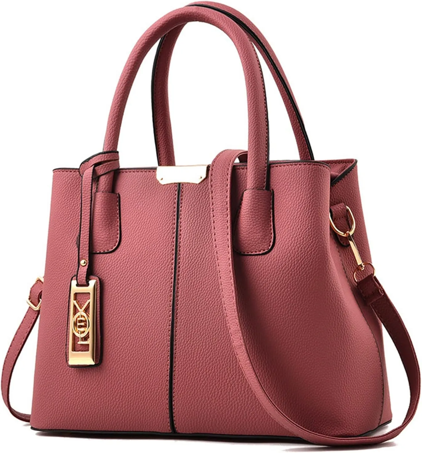 Fashion Handbag Simple Bags Large Capacity One Shoulder Women Bag Man Messenger Bags Small Leather Women's (One Size)