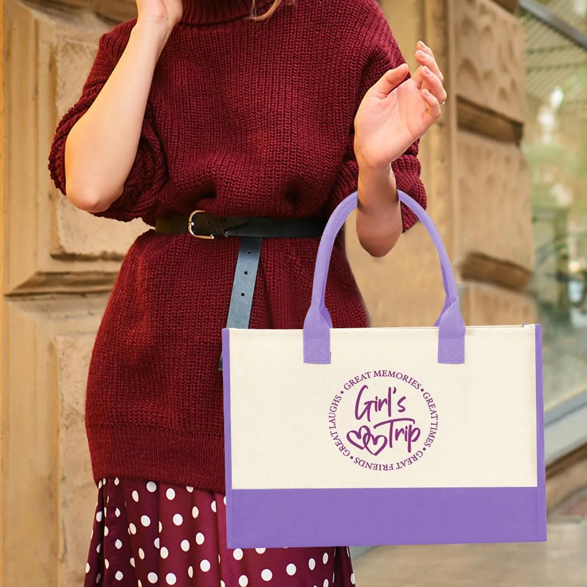 Friend Trip Gifts Favors 2025, Sister Weekend Gifts Tote Bag Goodie Gifts, Bestie Gifts Vacation Weekend Bag Friendship Gifts