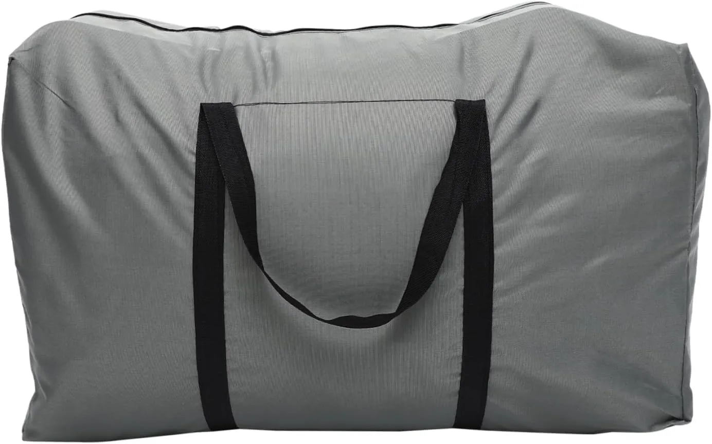 Garment Bags for Travel Large Duffle Bag Thickened Storage Pouches (grey)