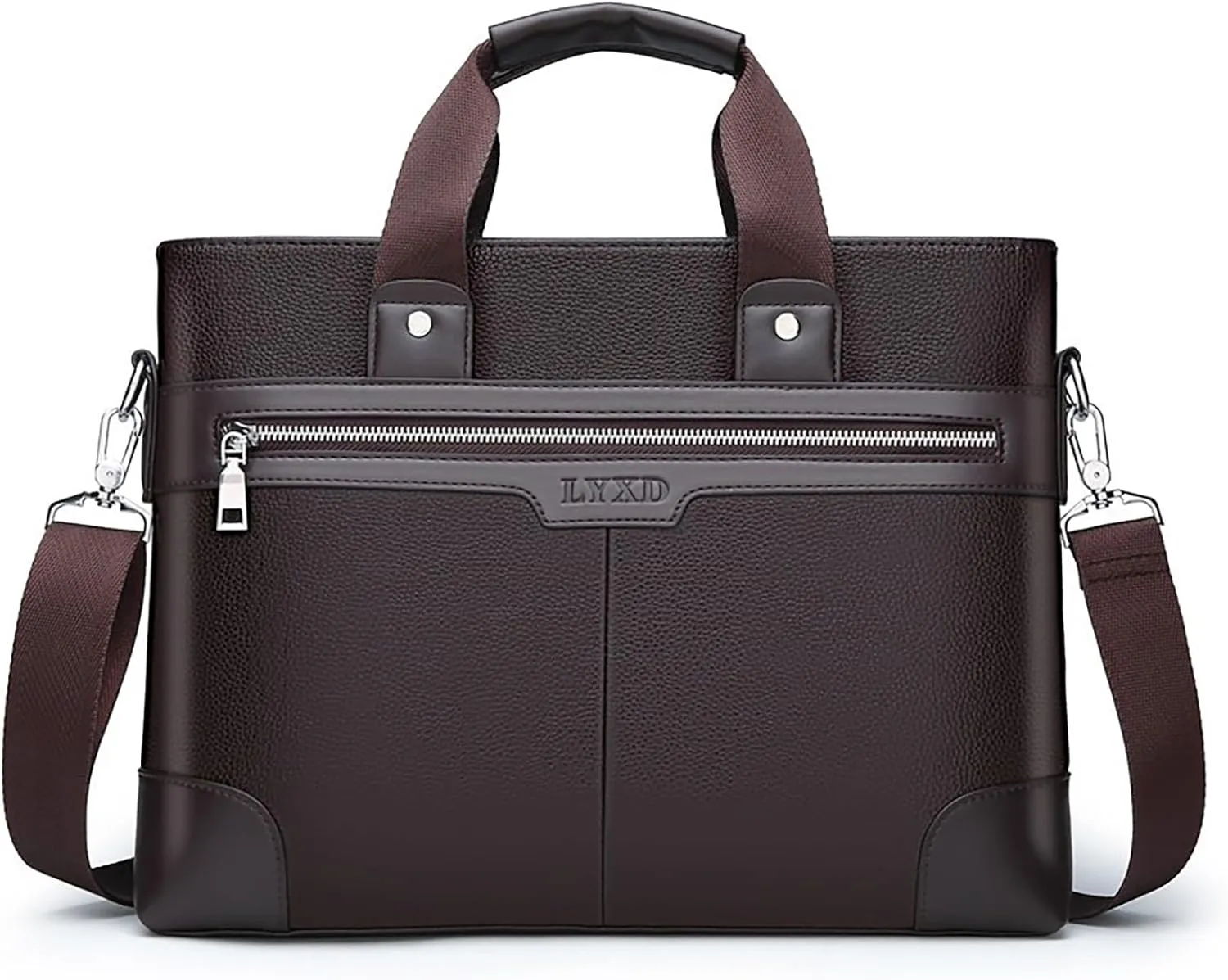 Genuine Leather Crossbody Bags for Women Shoulder Bags Top Handle Satchel Purses Lightweight Carry on Bag(Brown)