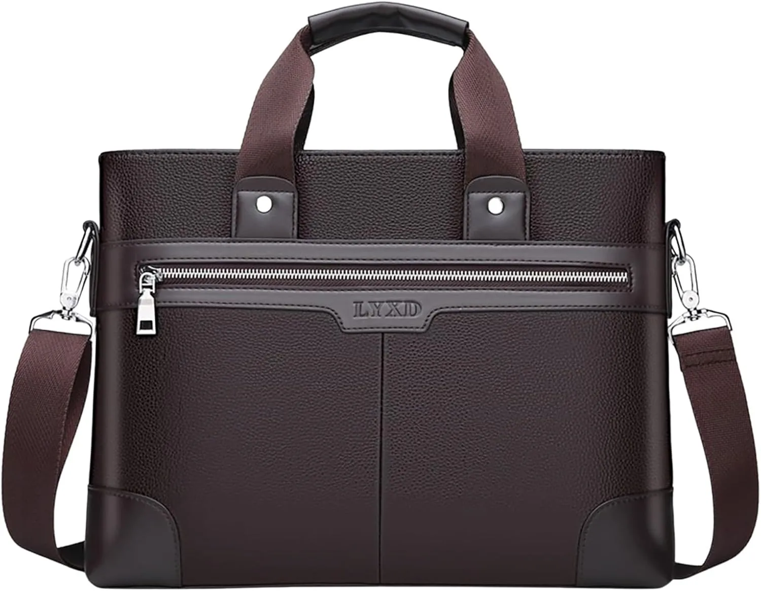Genuine Leather Crossbody Bags for Women Shoulder Bags Top Handle Satchel Purses Lightweight Carry on Bag(Brown)