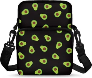 Girls Crossbody Shoulder Bags, 2 Layer Travel Messenger Bag Waist Pouches Purse Bag
