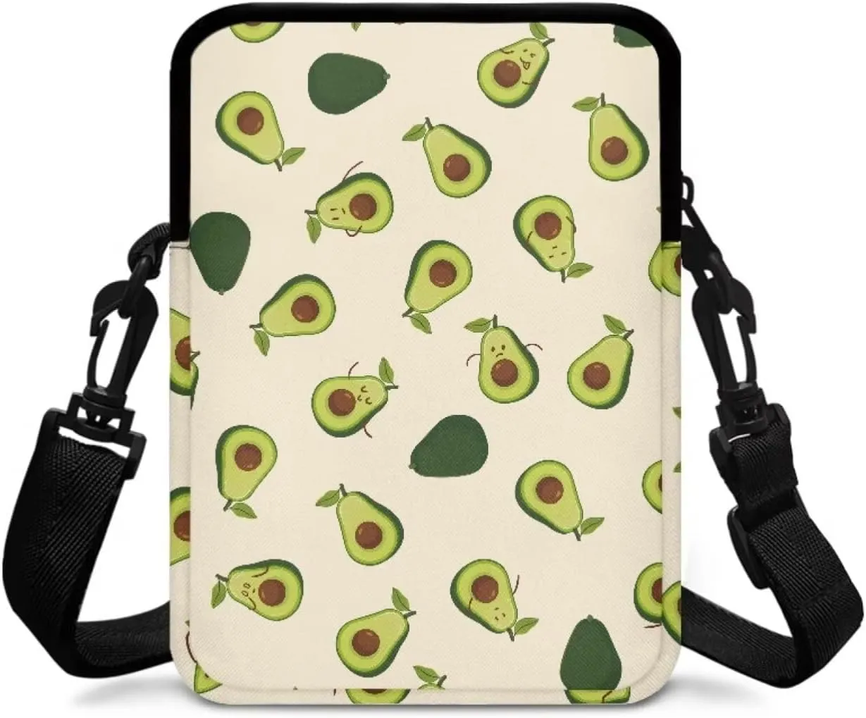 Girls Crossbody Shoulder Bags, 2 Layer Travel Messenger Bag Waist Pouches Purse Bag