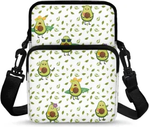 Girls Crossbody Shoulder Bags, 2 Layer Travel Messenger Bag Waist Pouches Purse Bag