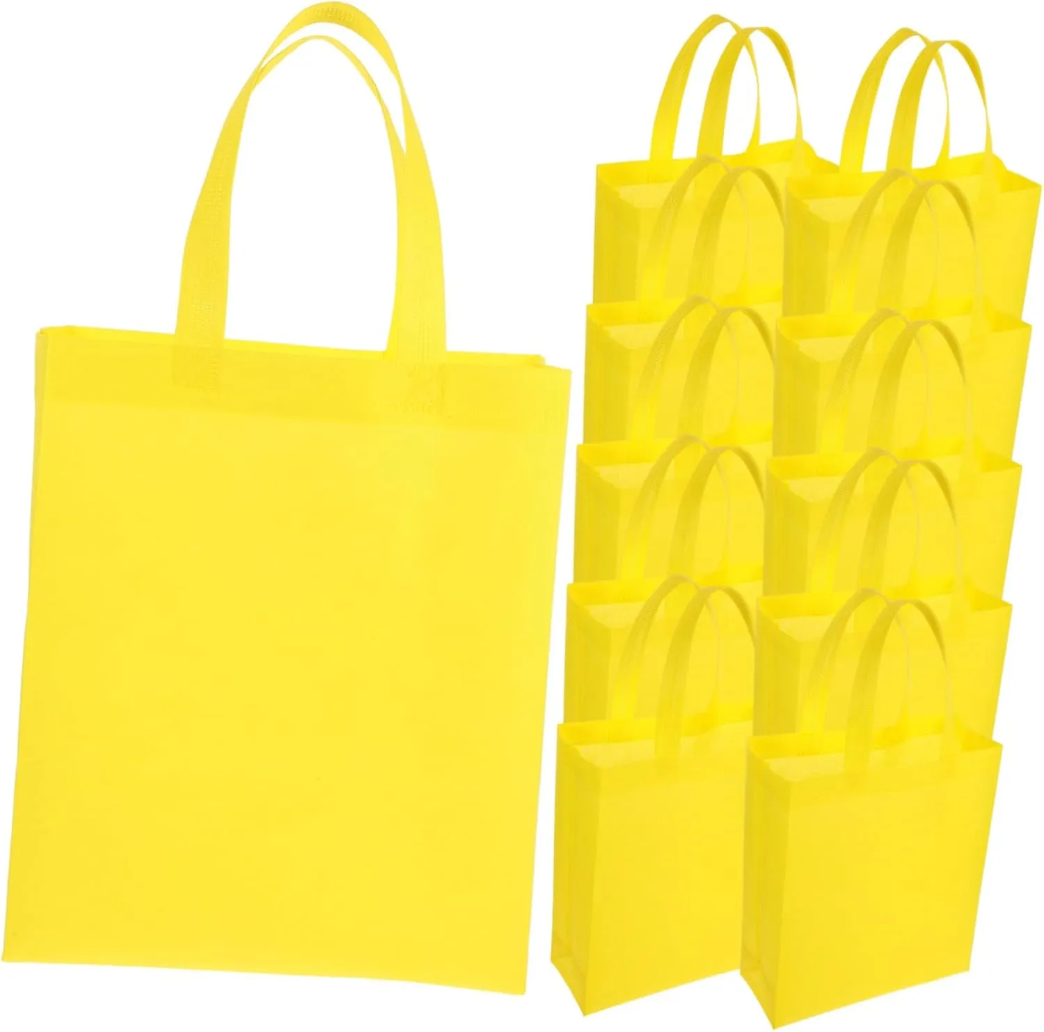 GLEAVI Non Woven Tote Bag Blank Plain Bags Tote Bag for Women Favors Birthday Material Black Party Bag Shop
