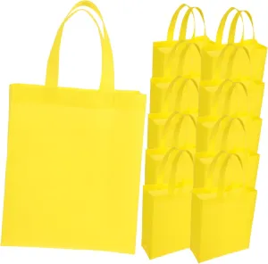 GLEAVI Non Woven Tote Bag Blank Plain Bags Tote Bag for Women Favors Birthday Material Black Party Bag Shop