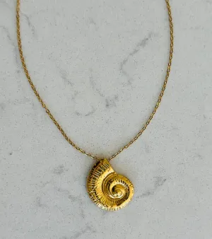 Gold Shell Necklace