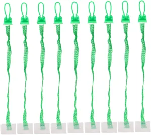 HEALLILY 100pcs Reusable Mesh Produce Bags for Fruits and Vegetables Breathable Net Bags for Grocery Shopping Alternative to Tear Resistant Design