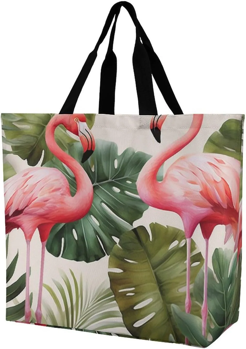 Italian Town Street Beach Bag Reusable Tote Bag Foldable Grocery Bags Women Shopping Bags for Daily Essentials