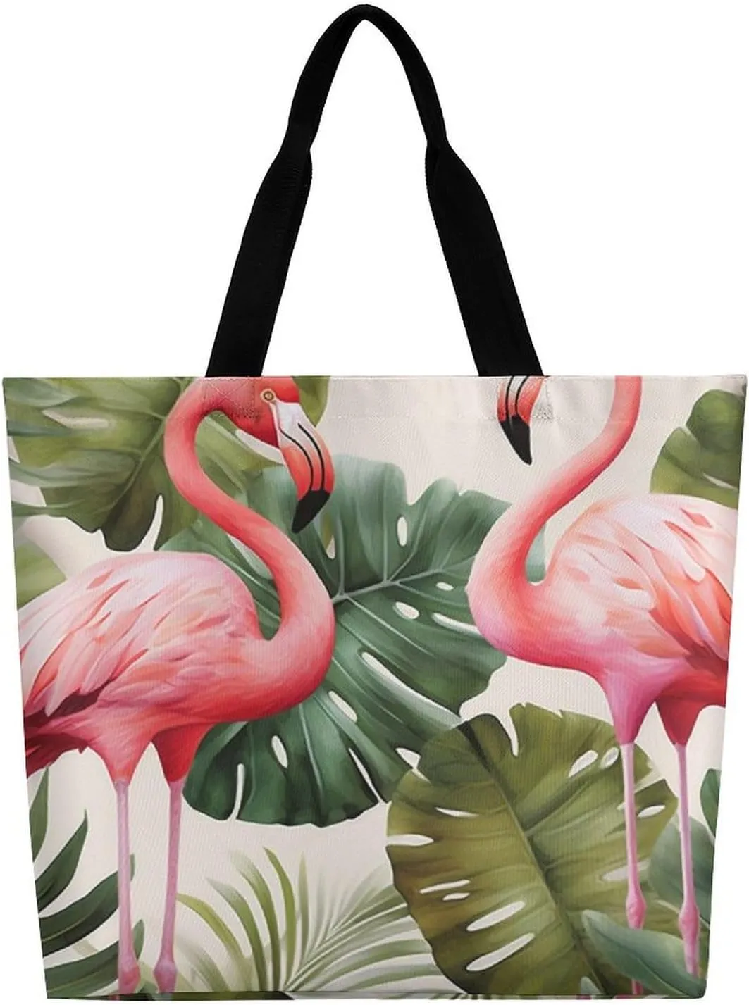 Italian Town Street Beach Bag Reusable Tote Bag Foldable Grocery Bags Women Shopping Bags for Daily Essentials