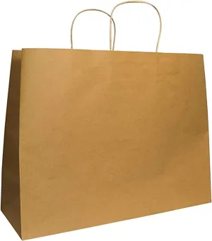 JET PAPER BAGS - 16x 6x12 Inch [250 Pcs] Large Brown Paper Bags with Handles Prime for Takeout, Grocery, Goody, Retail, Party, Gifts, Weddings - Recyclable Kraft Paper Gift Bags with Handles